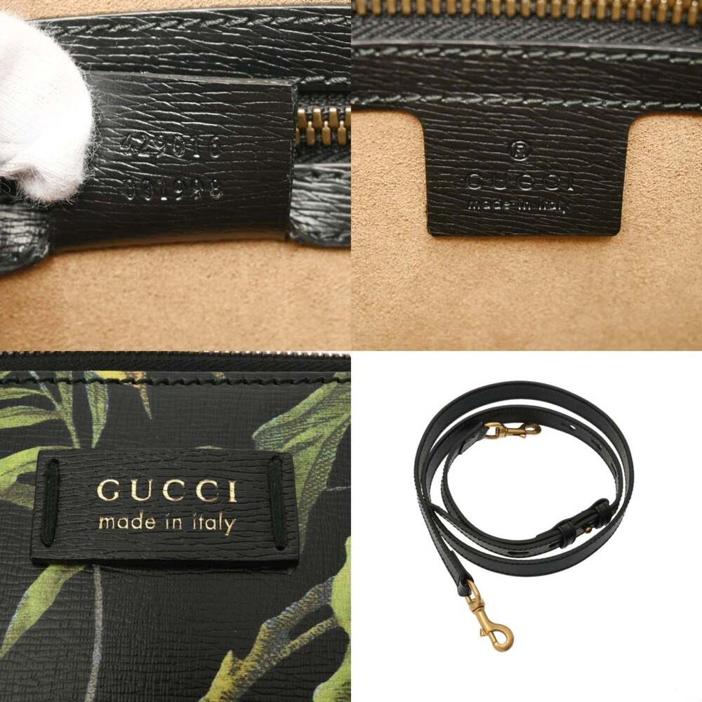 GUCCI Black Leather Clutch Bag - Picture 11 of 11